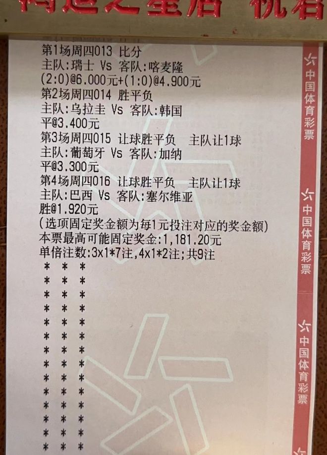 11.24周四足球比赛分析：瑞士，乌拉圭，葡萄牙，巴西，比赛预测